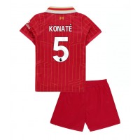 Maglia Calcio Liverpool Ibrahima Konate #5 Prima Divisa Bambino 2024-25 Manica Corta (+ pantaloncini)